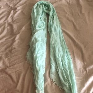 Teal scarf